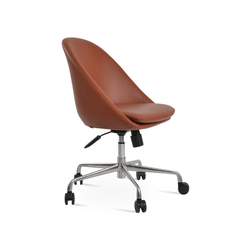 Chaise de bureau Avanos, Cannelle