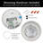 LED Flush Mount Ceiling Light – Dimmable, Slim Puck Downlight - Energy Efficient LED Light - Multi-Purpose Easy-Install Light Fixture-1500596277