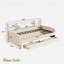 Lit de jour rembourré avec tablettes de rangement et 2 tiroirs-1566140540