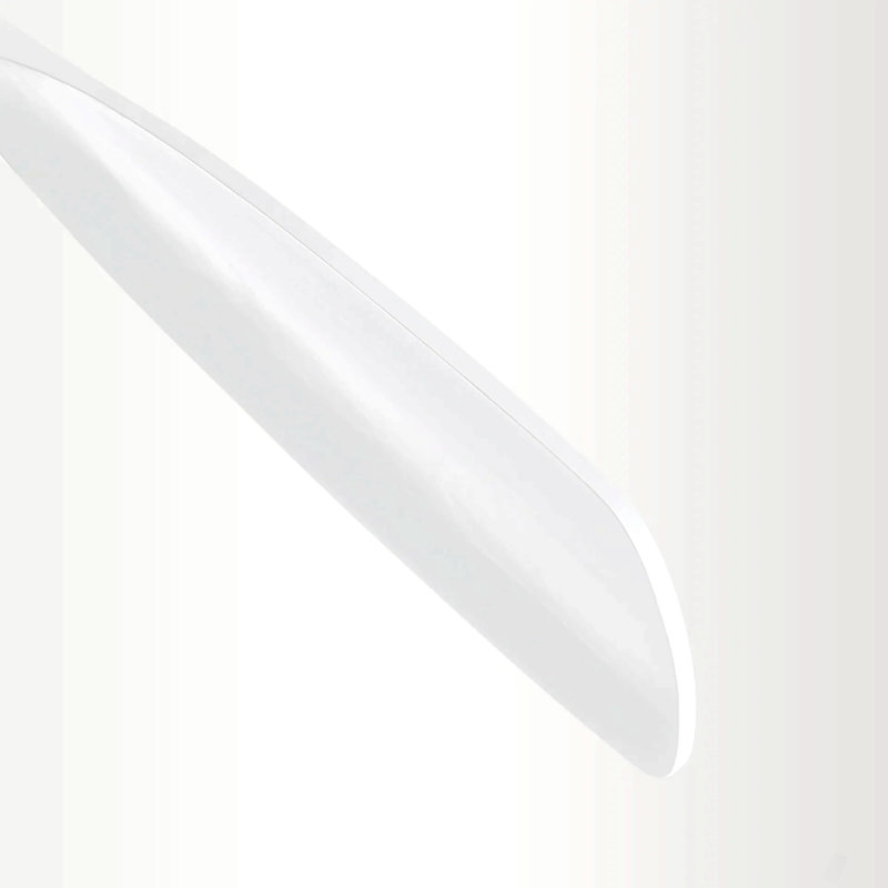 Ventilateur de plafond 48 po avec 3 lumières et ventilateur de plafond en bois, Blanc, Doré