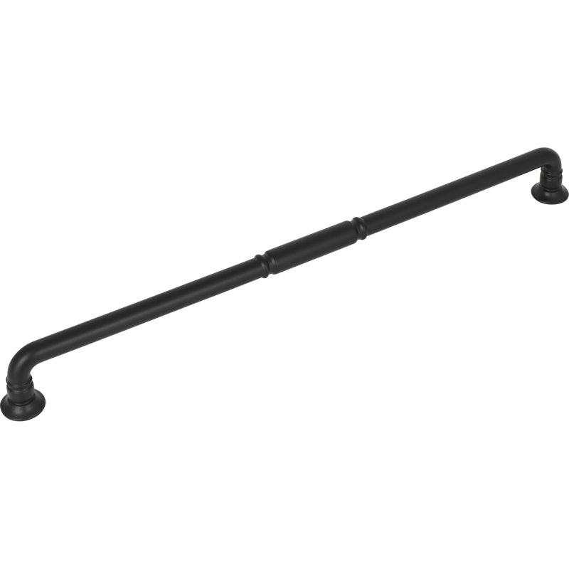 Kent Bar pull, Flat Black, 12" Center to Center