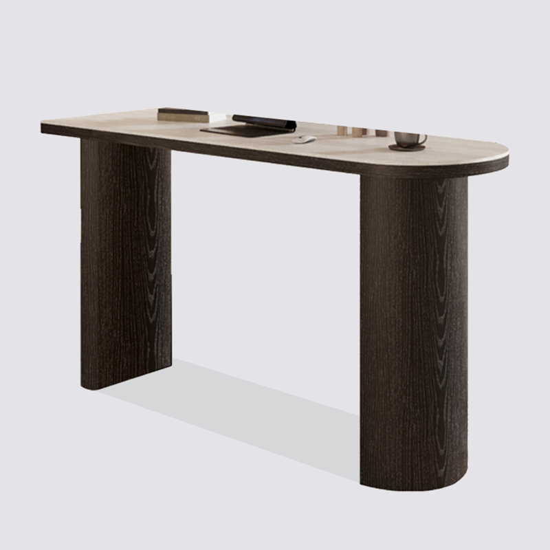 Table de bar style français minimaliste en granit, H 41,34 po x L 62,99 po x l 19,69 po
