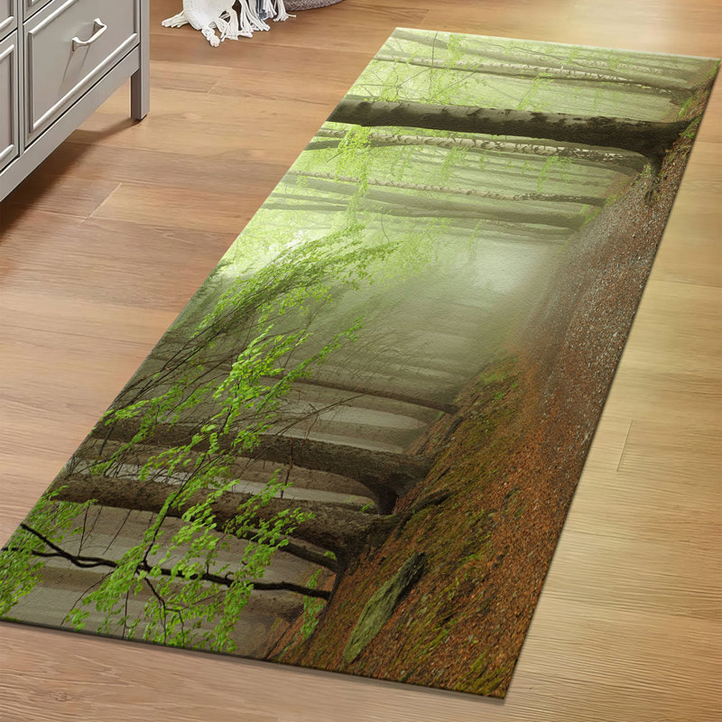 Chic Non-Woven Soft Printed Rug Featuring an Eye-Catching Modern Geometric Pattern for Enhancing Your Home Decor