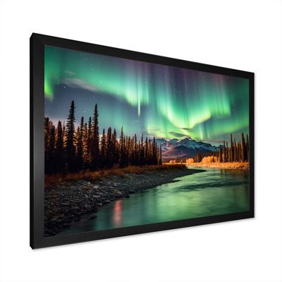 «Yukon Northern Lights Beauty I», reproduction sur toile