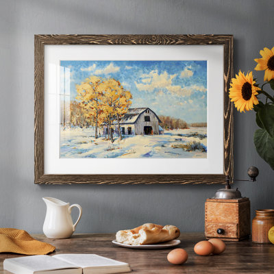 " Autumn Barn " Painting Print