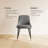 Modern Fabric Upholstered Dining Chairs with Ergonomic Backrest, Golden Metal Legs-348058550