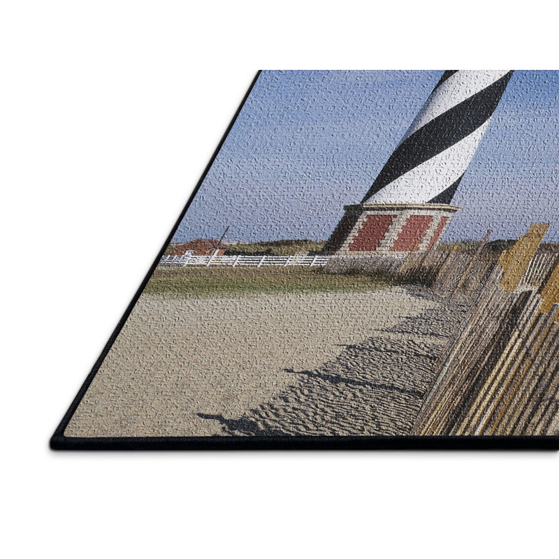 Tapis bleu de phare, Rectangle 4 pi x 6 pi