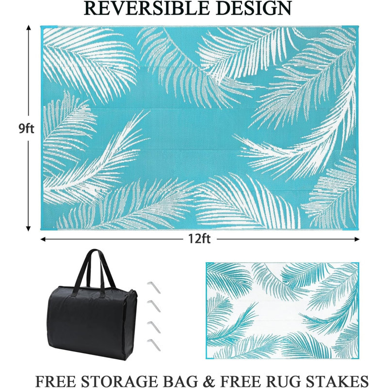 Outdoor Rug, Rectangle 9' x 12'