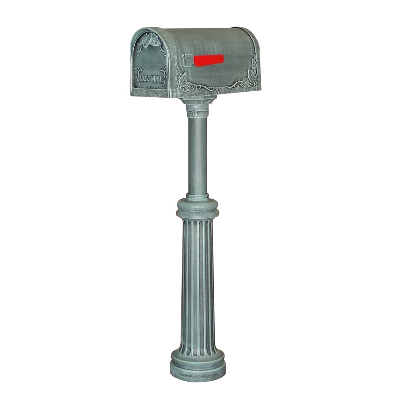 Boîte aux lettres en aluminium Schermerhorn, Vert Verde