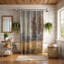 Rideau de douche à motif abstrait Fotula-1527396477