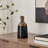 Masanari Carafe Modern Two Tone Tabletop Vase - Black And Walnut - Small-1122838588