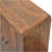 Wood Mini Classic Cabinet, 2-Shelves, Chestnut, Brown