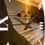 Horloge murale Sandy Sunset II-93383855