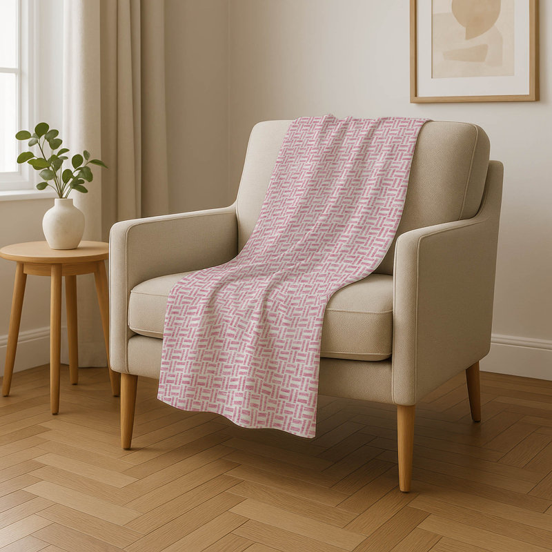 Jeté en sherpa Addison Sherpa ASB862, Rose