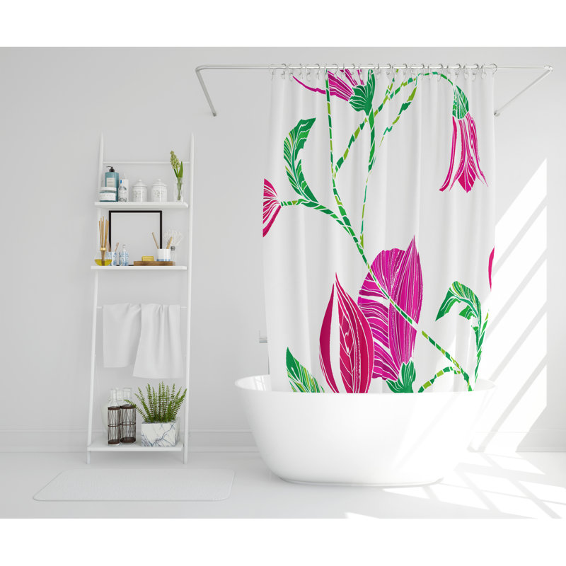 Widefield Polyester Shower Curtain, 177cm H x 177cm W