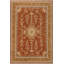 Tapis brun rouille / beige en laine noué à la main 8 pi 5 po x 11 pi 4 po Bacil