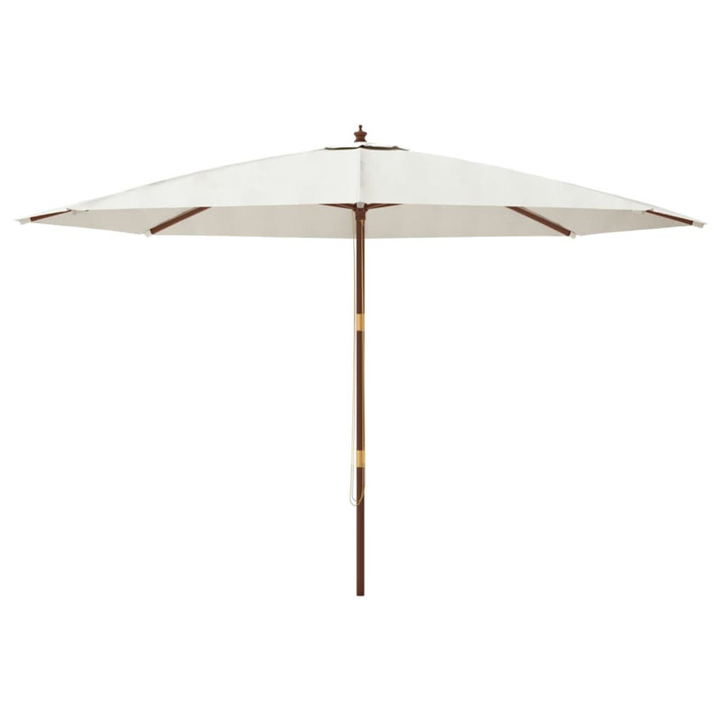 Aslyn Market Parasol, 273cm H x 400cm W x 400cm D, Sand