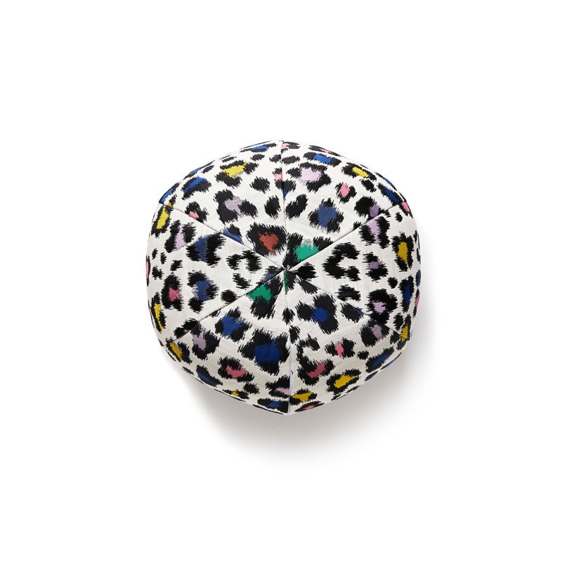 Rosette Circular Pillow Cover & Insert, Disco