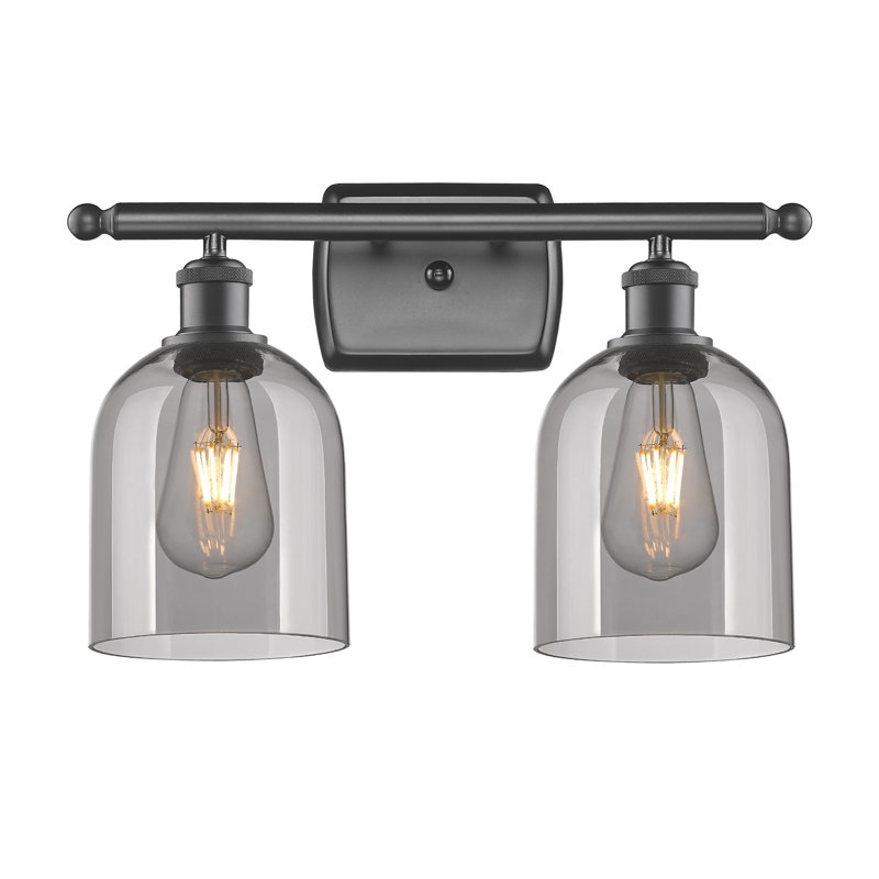 Allysson 2 - Light Dimmable Vanity Light, Light Smoke, Oil Rubbed Bronze
