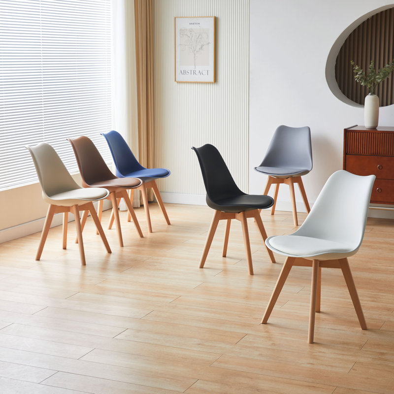 Sador 46cm H Upholstered Side Chair, Navy