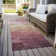 Machine Washable Indoor/Outdoor Claudian ACN1470 Mauve Rug