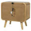 Table de chevet 2 tiroirs Ash