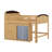 Full Size Loft Bed With Storage Cabinet, Wardrobe And LED-850132394