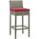 Havenside Home Bocabec Patio Wicker Rattan Bar Stool