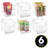mDesign Kitchen Plastic Storage Organizer Bin with Open Front-98155906-98155910