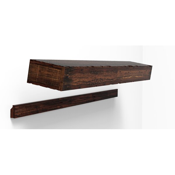 Loon Peak® Senda Solid Acacia Wood Mantel & Reviews | Wayfair