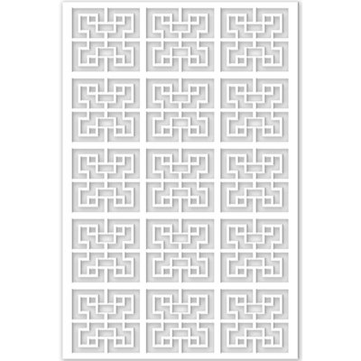 48'' x 32'' Chinese Vinyl Privacy Screen