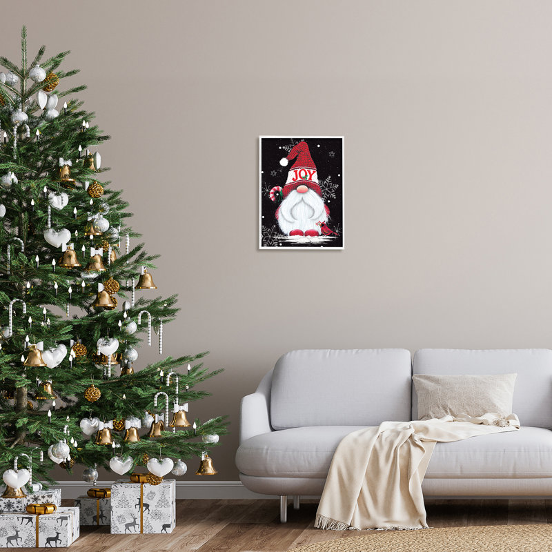 Red Holiday, H 20 po x l 16 po x P 1,5 po, Giclée encadrée blanc bord de mer