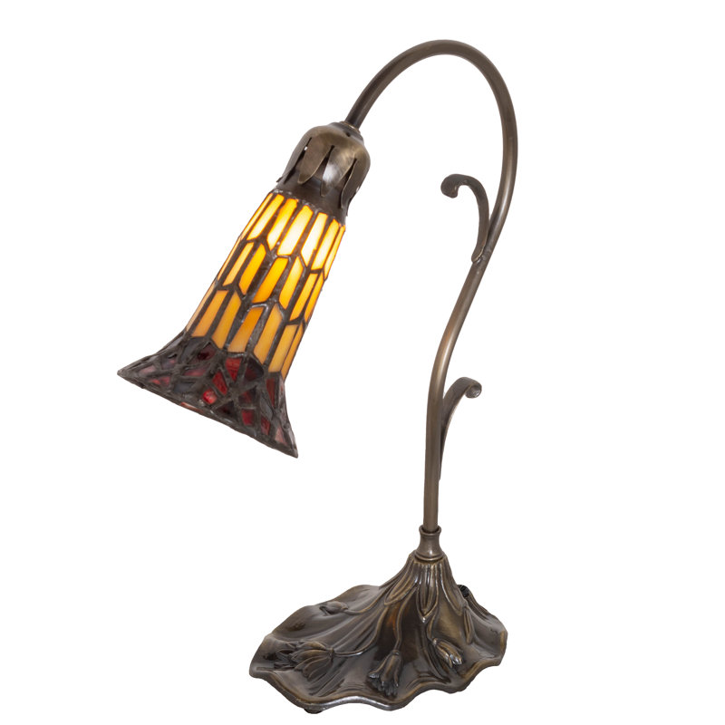 Angelete Arched Table Lamp, Yellow/Red
