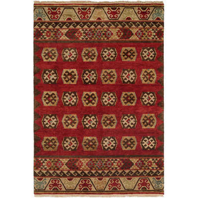 Grassy Ridge Handmade Wool Area Rug