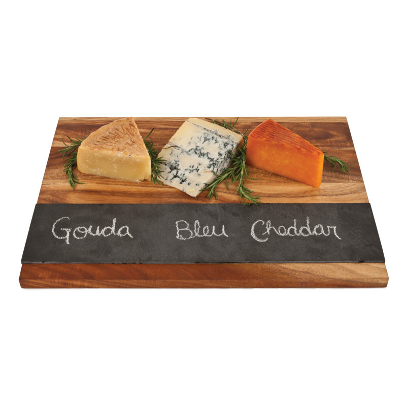 Farmhouse Wood with Slate Board