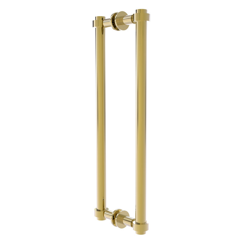 Polished Brass 18" Contemporary Shower Door Pull Handle