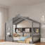 Lit sur pied avec tablette de rangement-861121291-861121290