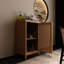 Armoire de rangement en bois naturel, cuisine, salon, petits espaces, profondeur, hauteur