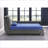 Mattresses Twin Size with Pillow, Gel-Infused Memory Foam, Breathable Fabric | Blue | Foam-928210892