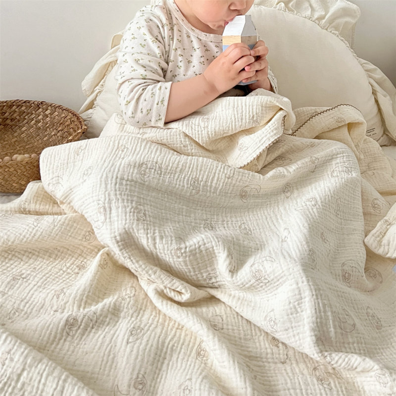 Couverture mignonne pour bébé en coton