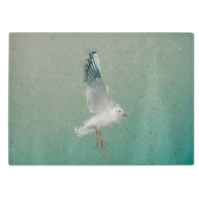 Tempered Glass Seagull Chopping Board