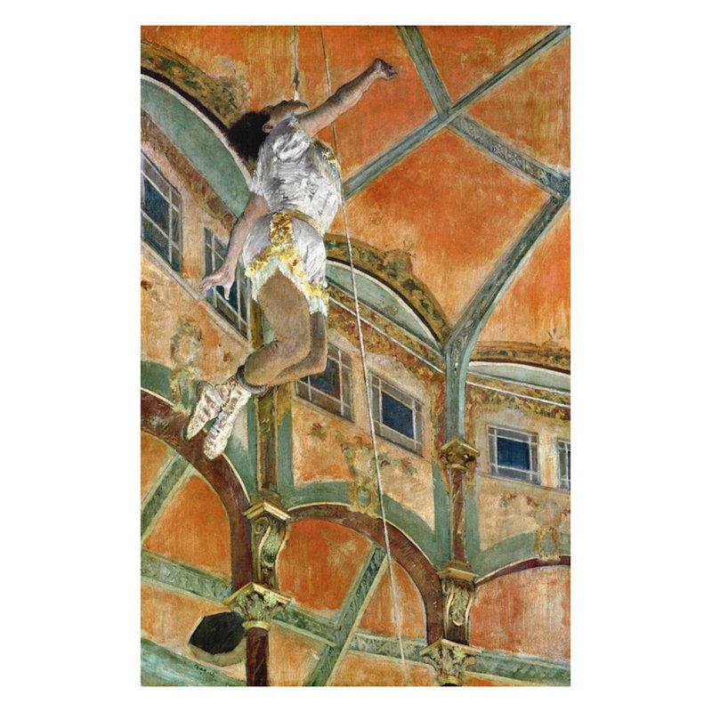 «Miss La la at the Cirque Fernando» par Edgar Degas - Estampe numérique, H 28 po x l 22 po