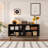 Retro Style Sideboard With Adjustable Shelves For  Kitchen, Living Room-2108103540