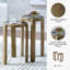 Ensemble de 2 tables d'appoint Jossor