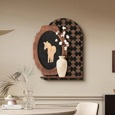 Black,Nut-brown Free Form Sandstone Wall art