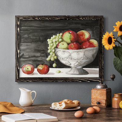 Watercolor Fruit Bowl I, reproduction d'art sur toile