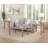 Aston 36" Wide Rustic Industrial Solid Wood Faux Concrete Rectangular Coffee and Cocktail Table