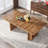 Dining Table with Storage Shelves