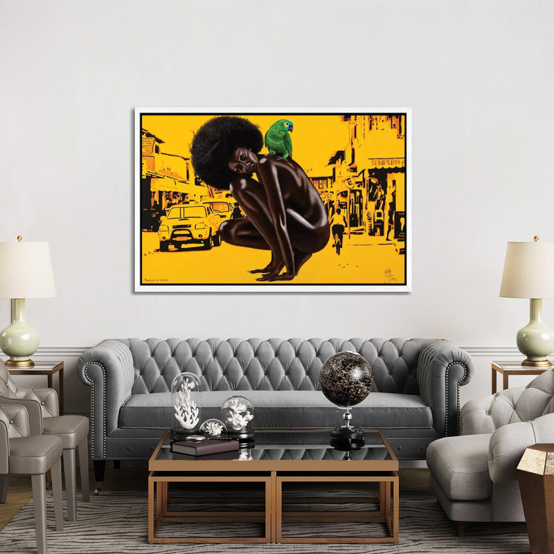Princesa Do Invasao by Christian Beijer - Print on Canvas, White Framed Canvas, 152.5 cm H x 101.5 cm W
