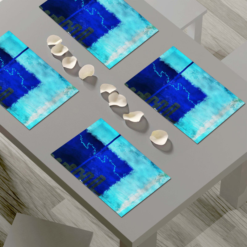 Napperon abstrait en polyester